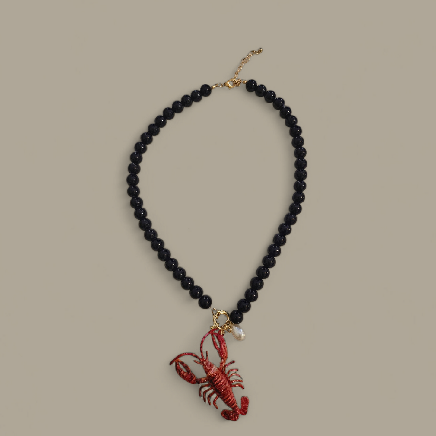 Lobster Bead Necklace