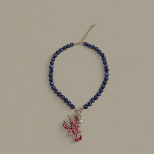 Lobster Bead Necklace