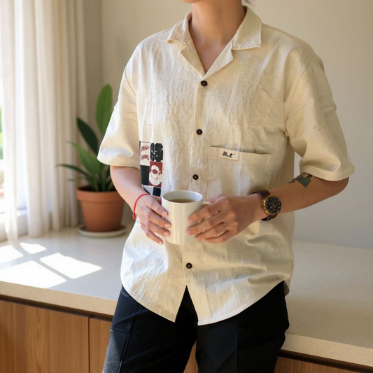 Illicit unisex cotton shirt