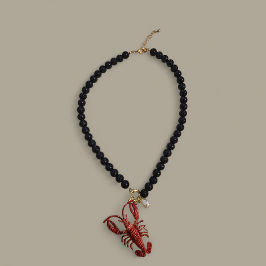 Lobster Bead Necklace